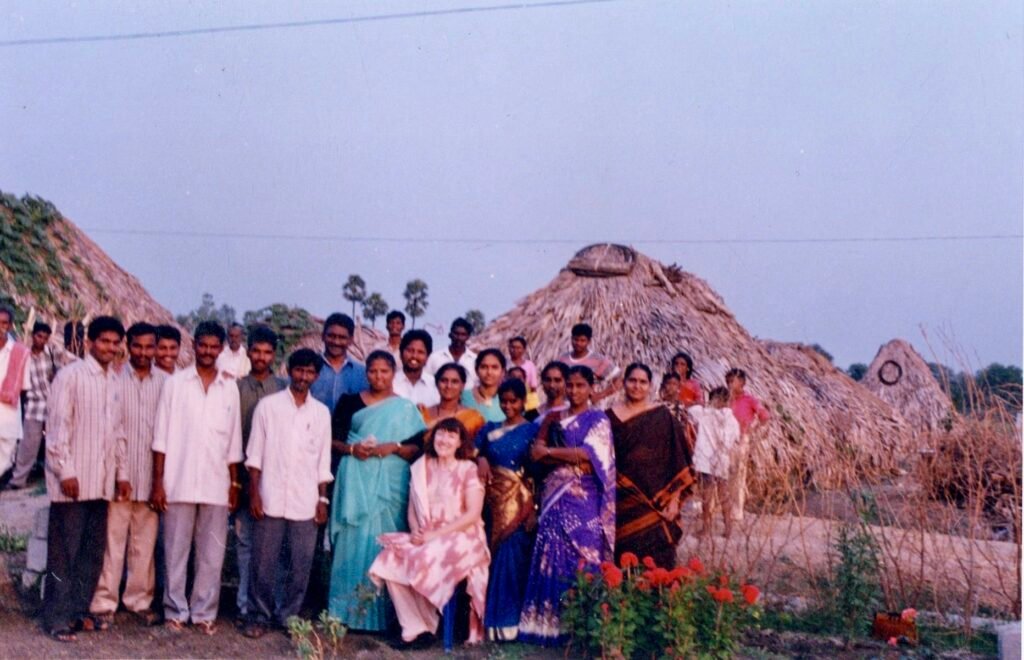 Penelope Torribio teaches teacher in an Indian village school.