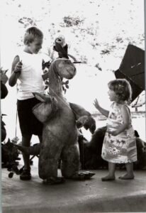 Dinosaur Dance, interactive musical puppet show by Penelope Torribio
