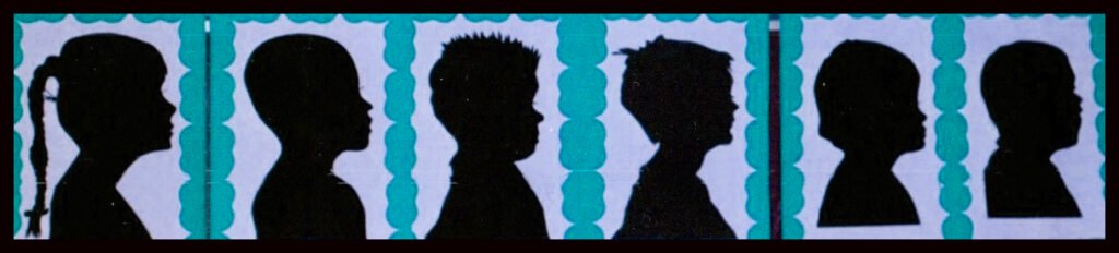 Shadow art of Mrs. T's Students. Diversity.