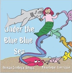 Under the Blue Blue Sea, CD Cover, ocean ecology musical